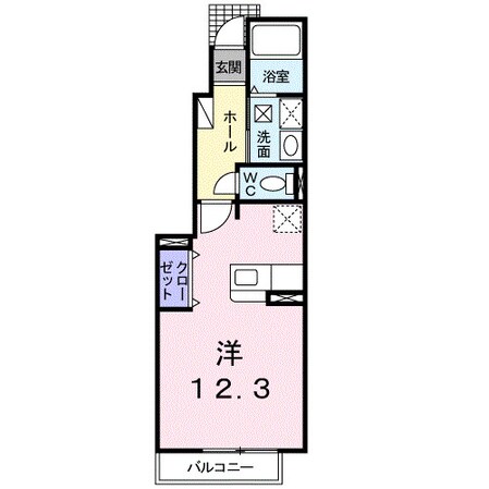 イリーデ西浜の物件間取画像